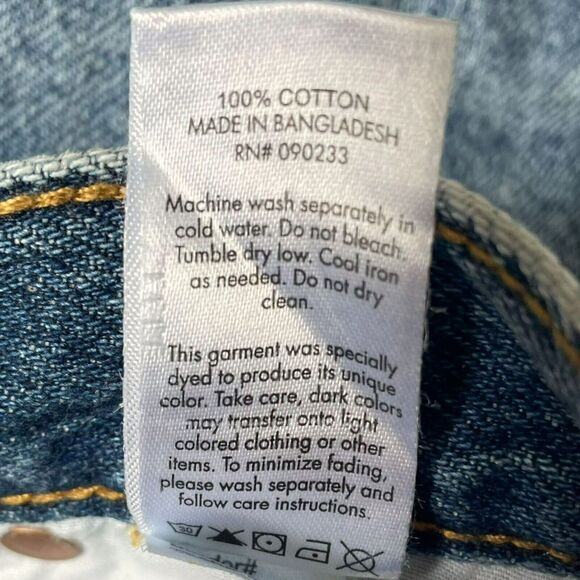 Pacsun Hi Rise Bootcut Jeans Flare Button Fly Retro Size 26 Pockets Medium Wash - Picture 9 of 10